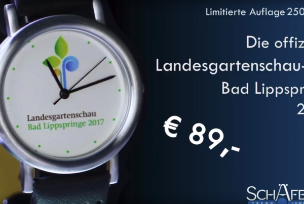 Juwelier Schäfers -Landesgartenschau Uhr